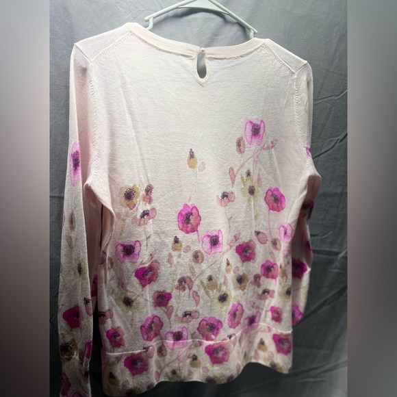 Talbots lightweight Spring Sweater LOT 6 sz M - cashmere merino wool - Picture 6 of 14